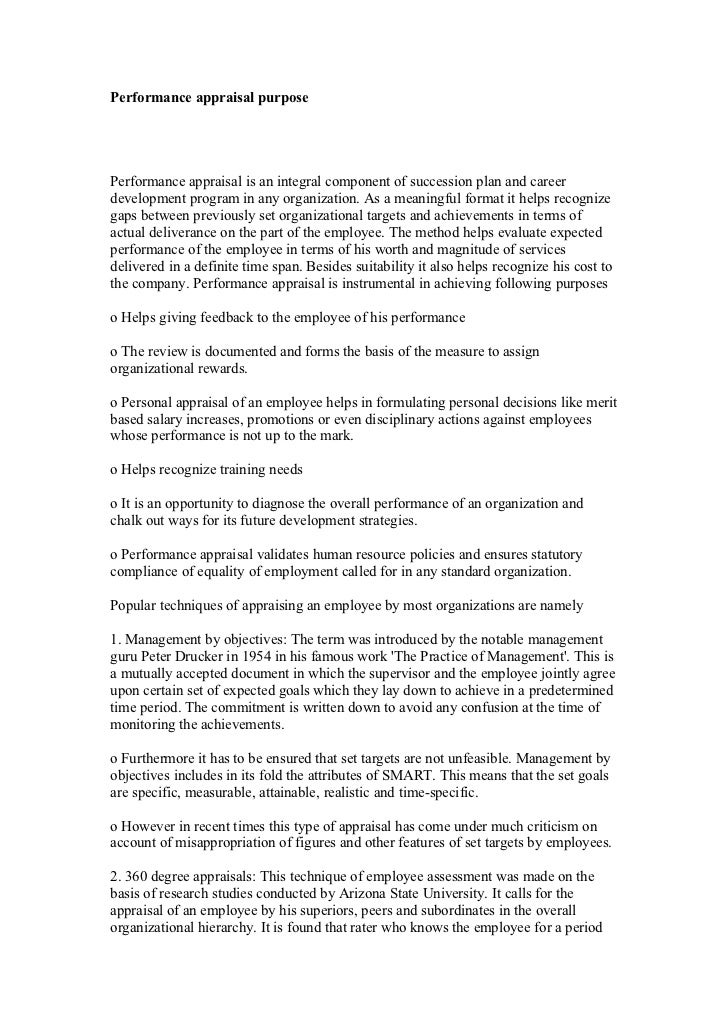 thesis on performance appraisal thesis on performance appraisal