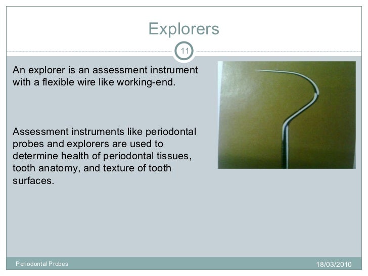 Periodontal probes