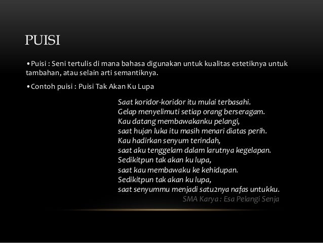 Materi Bahasa Indonesia (Kelas X Semester 1) Part 1