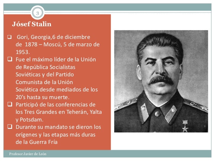 La Guerra Fria Personajes claves en la guerra fria La Guerra Fria Personajes claves en la guerra fria