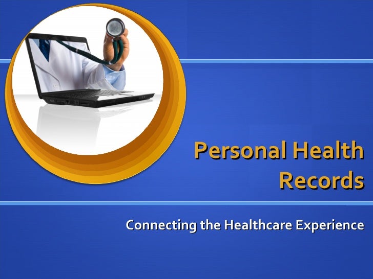 what is a personal health record