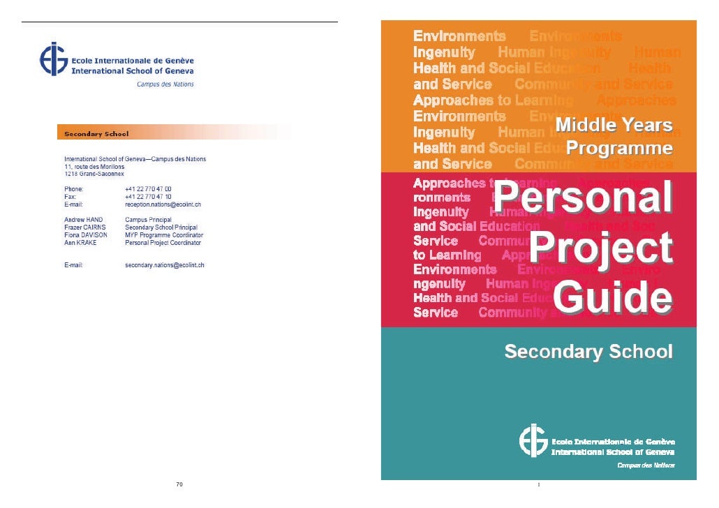 Ib personal project essay guide
