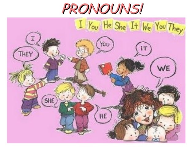 Personal pronouns 2nd of primary