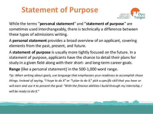 writing for statement a scholarship personal