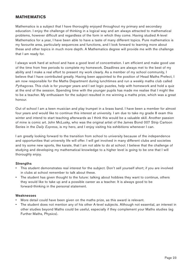 personal statement computer science and mathematics master computer science personal statement examples