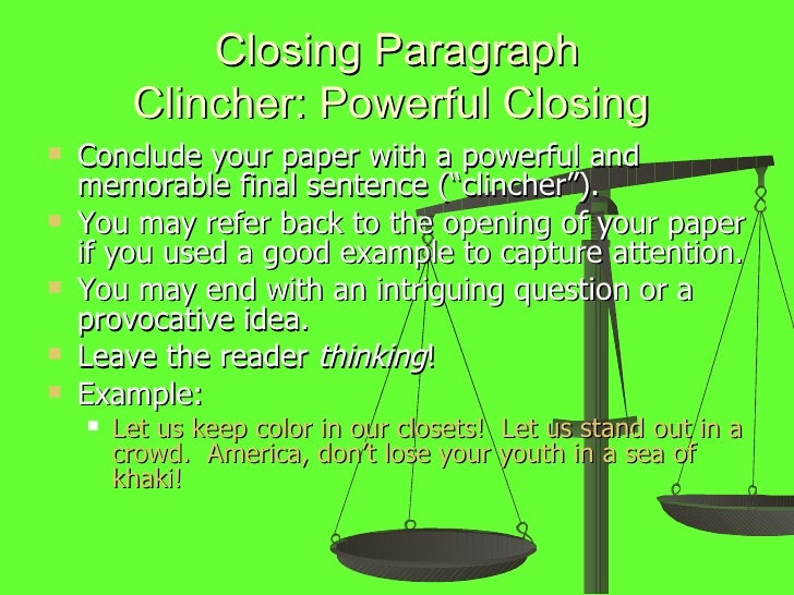Effective closings for essays