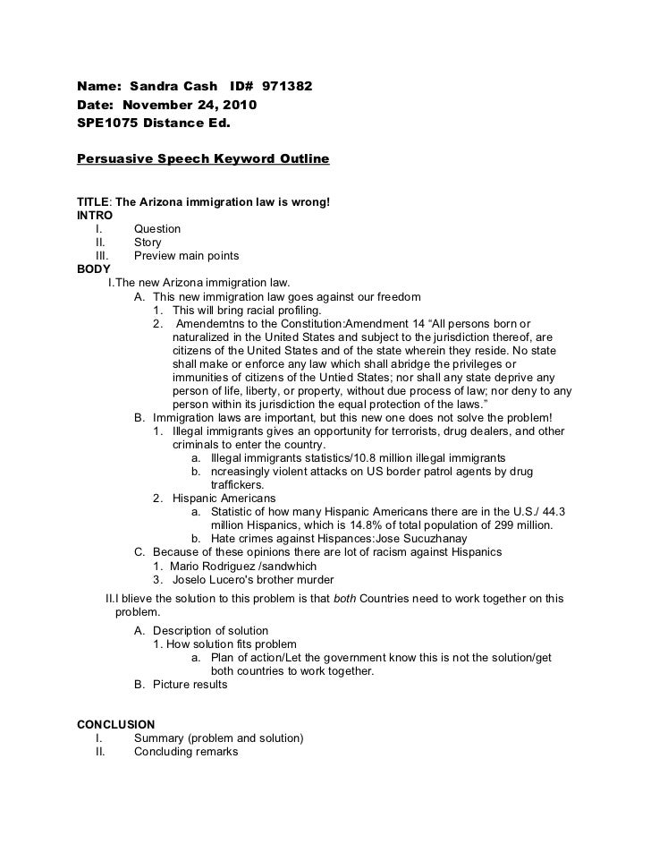 formal essay outline examples