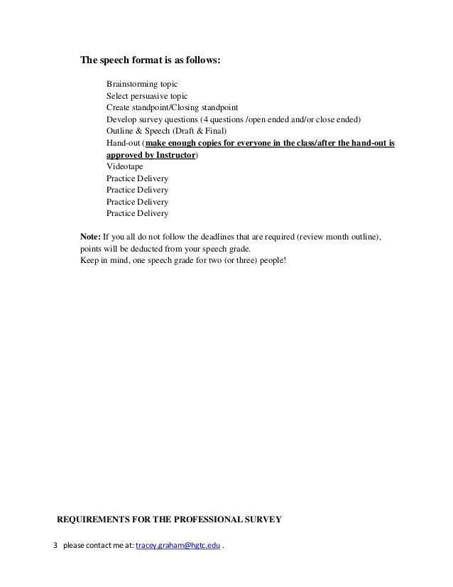 persuasive speech package spring 2015 in a persuasive essay develop your argument