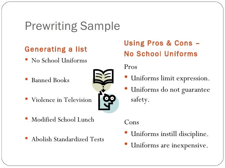 Pros and cons essay sample