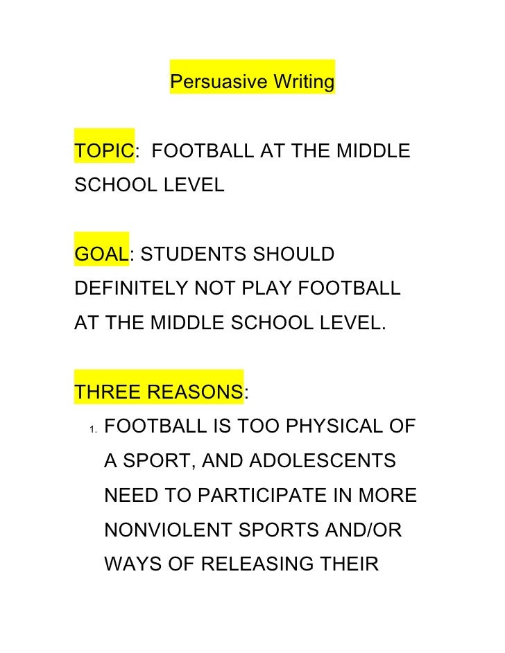 How to Write a Persuasive Essay for Middle School