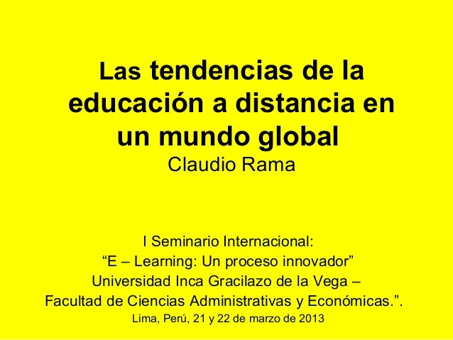 LA EDUCACION A DISTANCIA EN MEXICO la educacion a distancia en mexico: