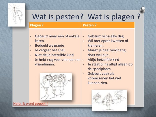 Pesten op school start