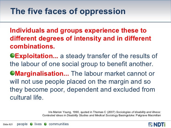 Taking a lead in promoting choice, control and valued opportunities f…