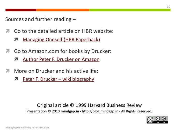 PETER DRUCKER MANAGING ONESELF HBR PDF visual data 6