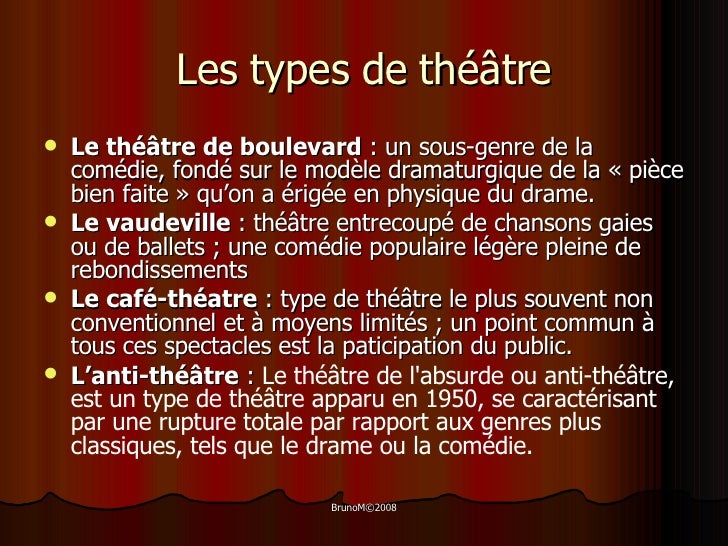 Petite Histoire Du Theatre