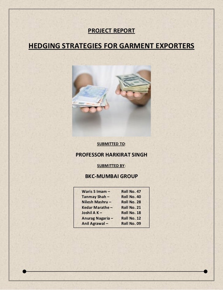Project report on options trading strategies