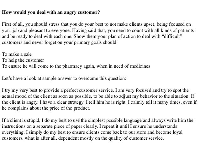 interview questions and answers customer service