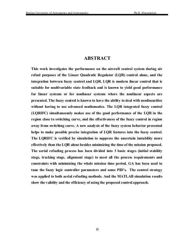 Thesis of fuzzy logic with control system