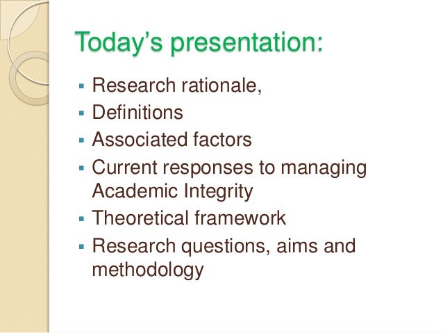 Research Proposal Rationale