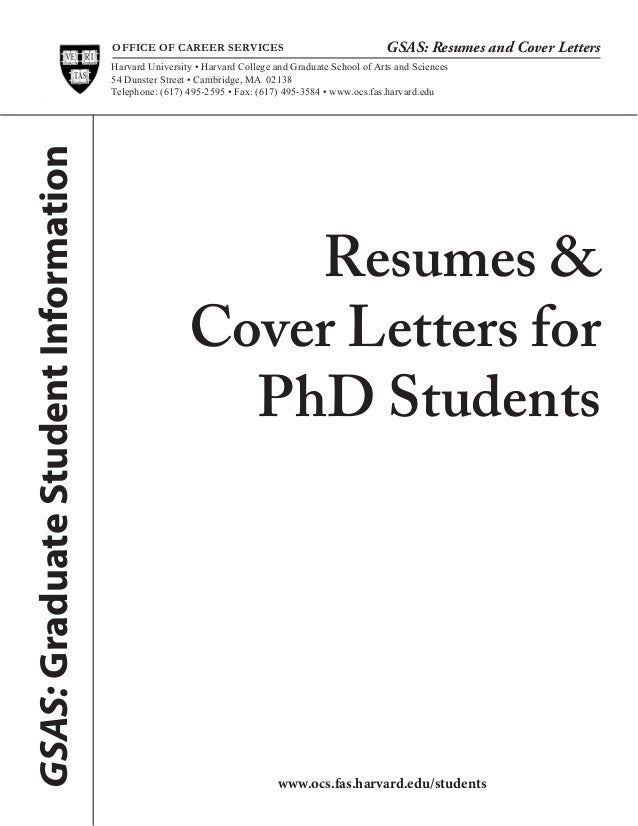 sample cover letter harvard