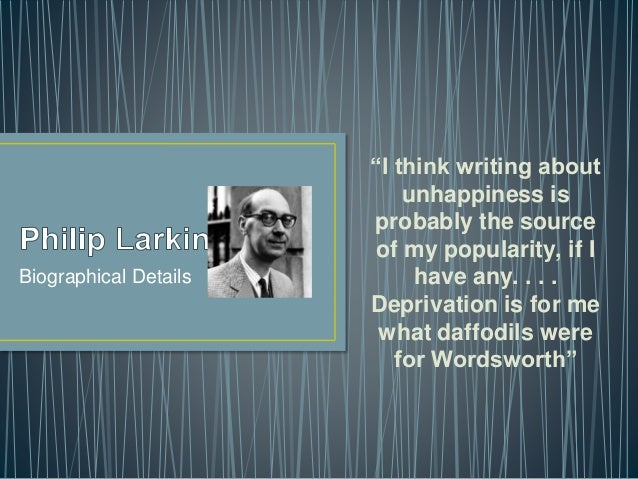 philip larkin essay philip larkin essay