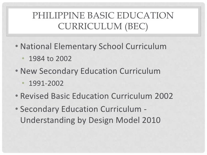 Thesis on early childhood education in the philippines