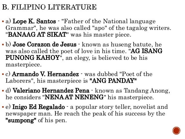 Famous essays philippine literature
