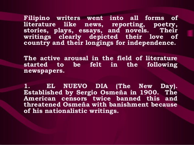 informal essay by filipino informal essay by filipino