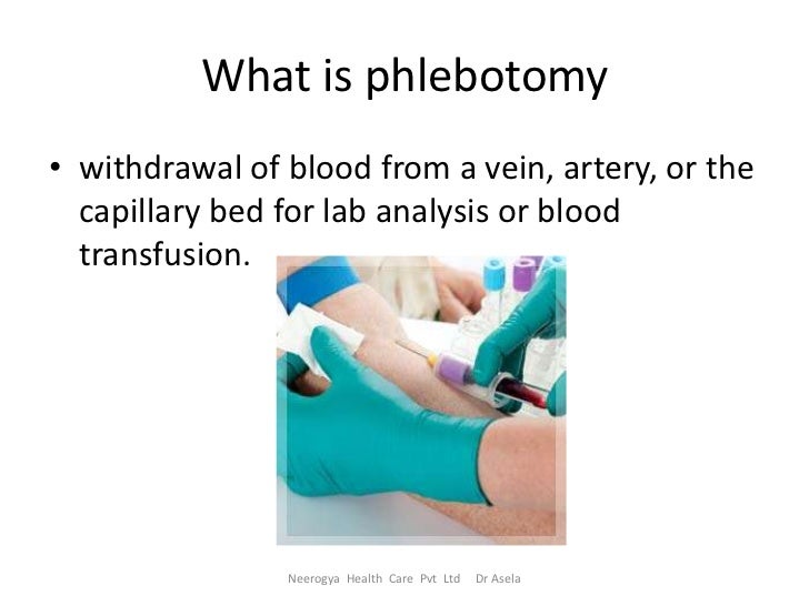 Phlebotomy