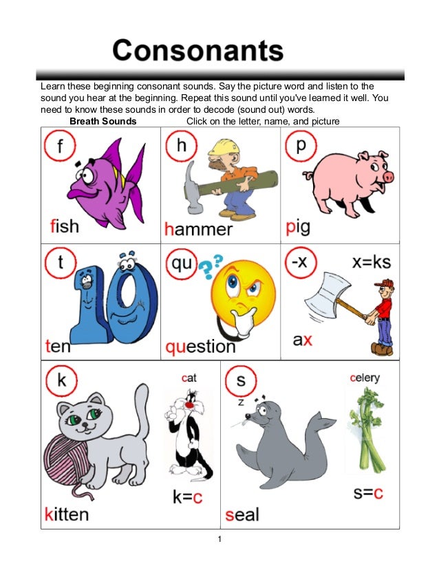 Phonics lessons