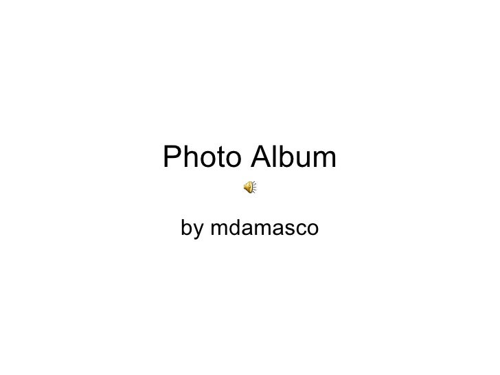 presentation album