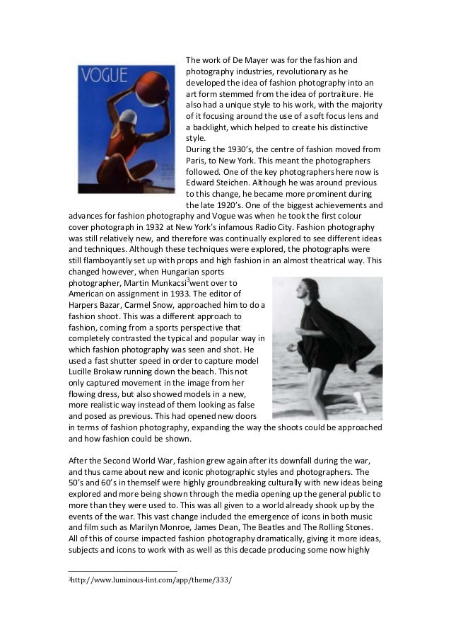 photography essay examples
