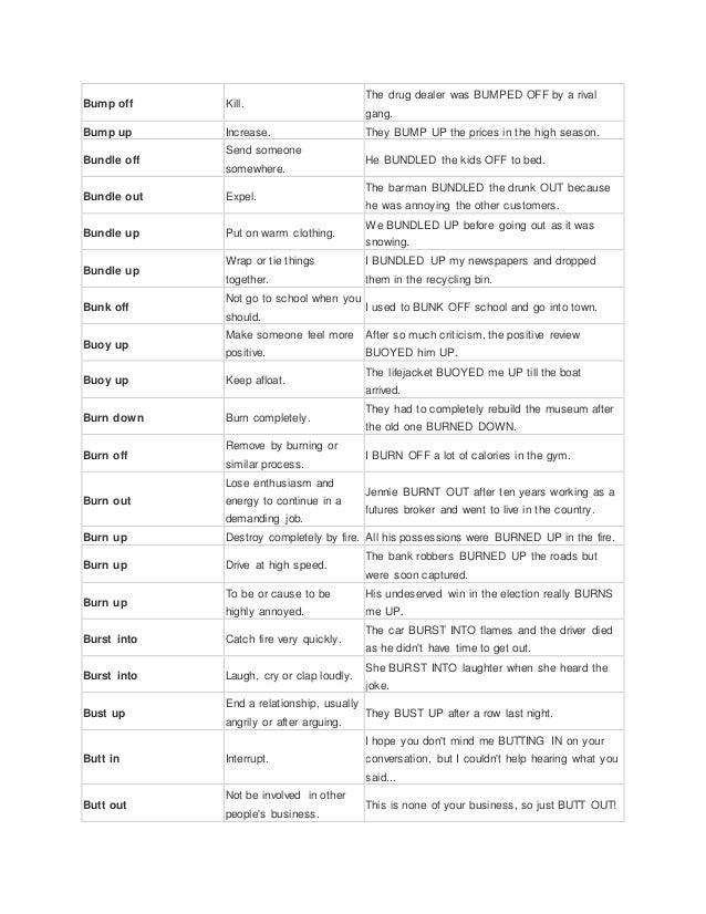 dissertation about phrasal verbs