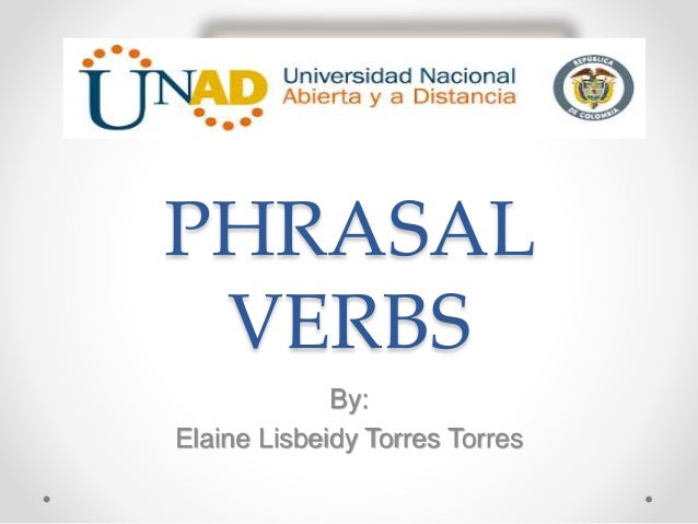 dissertation about phrasal verbs