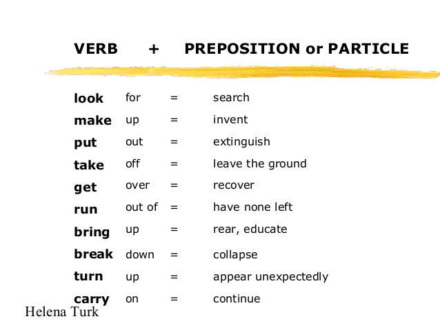 Phrasal verbs nice presentation