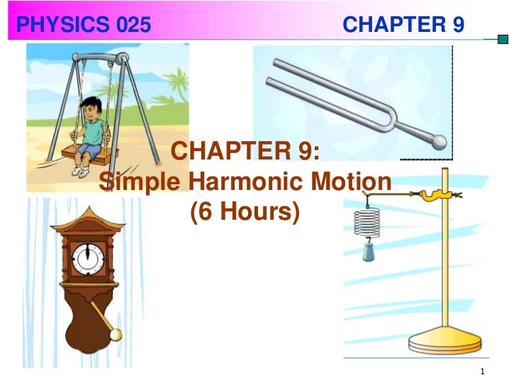 Physics Chapter 9Simple Harmonic Motion