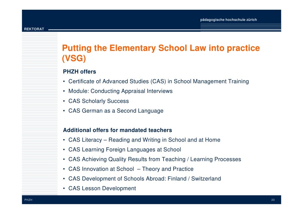 Phzh Zurich University of Teacher Education