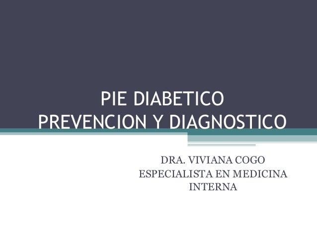 Pie diabético Pie diabético