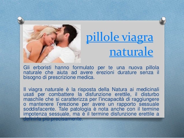 Viagra naturale