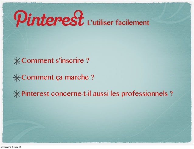comment ça marche pinterest