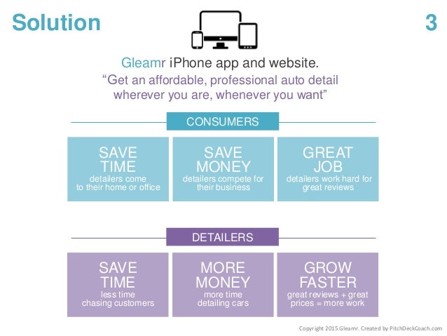 Pitch Deck Template - Solution Slide