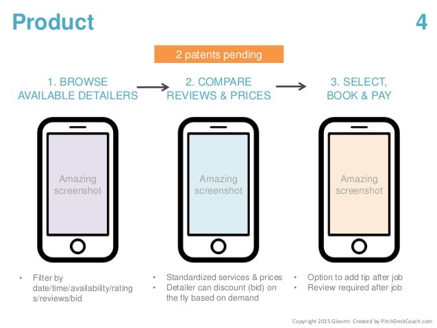 Image result for solution slides pitch deck