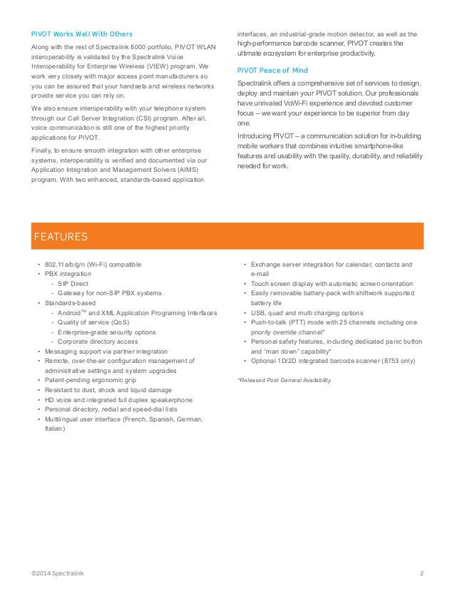 pivot-spectralink-business- ...