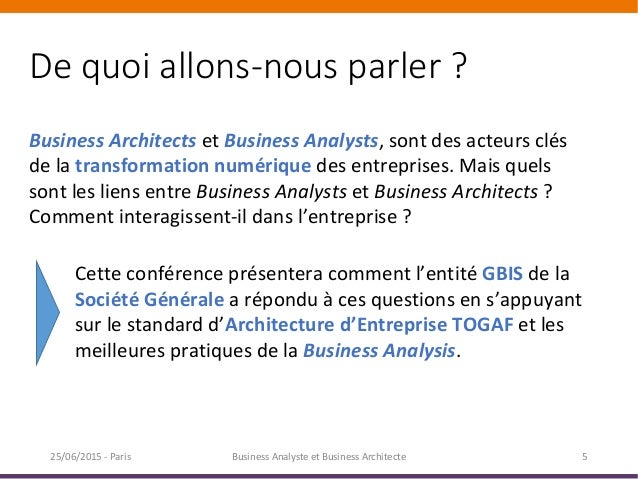 comment devenir business analyst