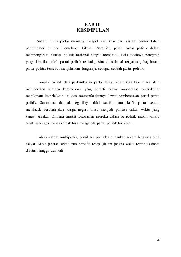 Makalah Pkn multipartai