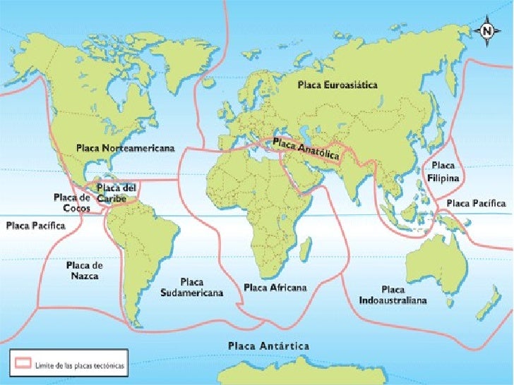 Resultado de imagen para placas tectonicas