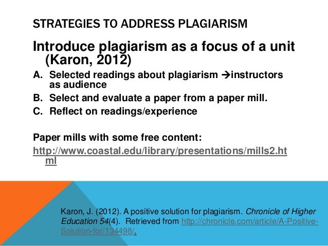 How to write a thesis statement on plagiarism? | Yahoo Answers