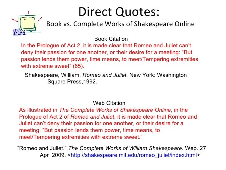 How do i cite a quote from a website in my essay