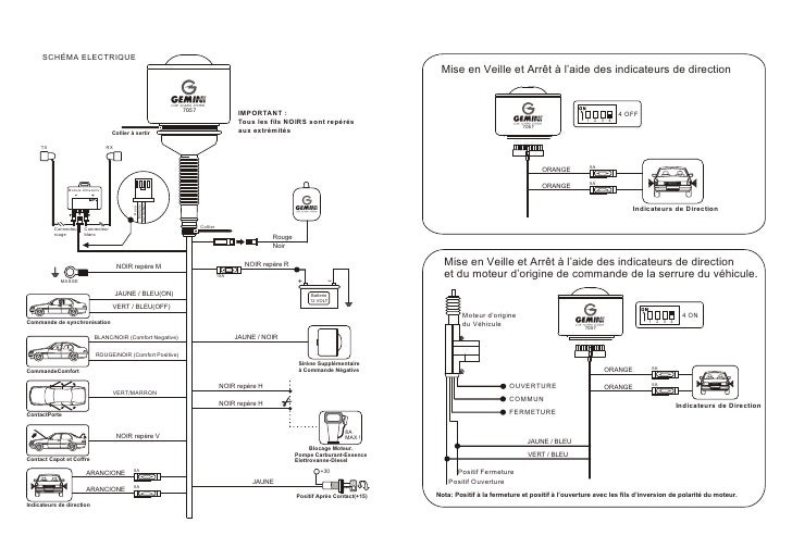 Plan Alarme Gemini Ge7057 chez autoprestige-tuning prestige car alarm wiring diagram 