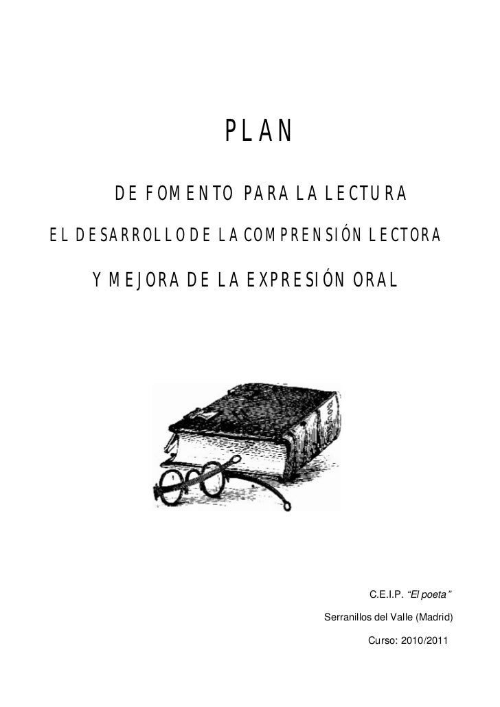 FOMENTO DE LA LECTURA Y EL DESARROLLO DE LA fomento de la lectura y el desarrollo de la: